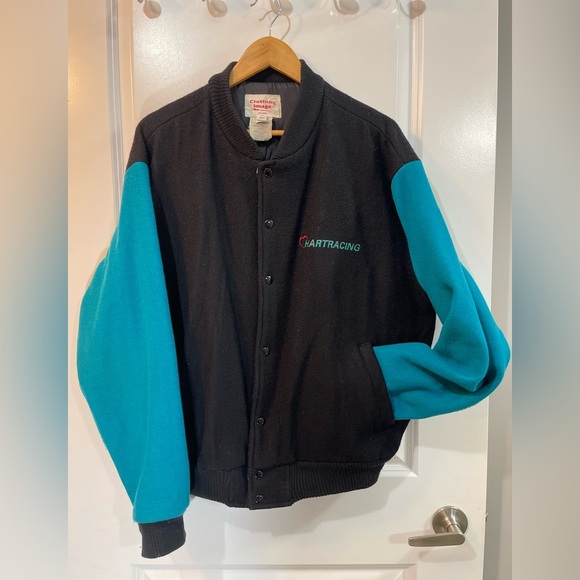 Vintage 97 East London cruiser Texx denim Varsity jacket 1960s chevy - Picture 1 of 15